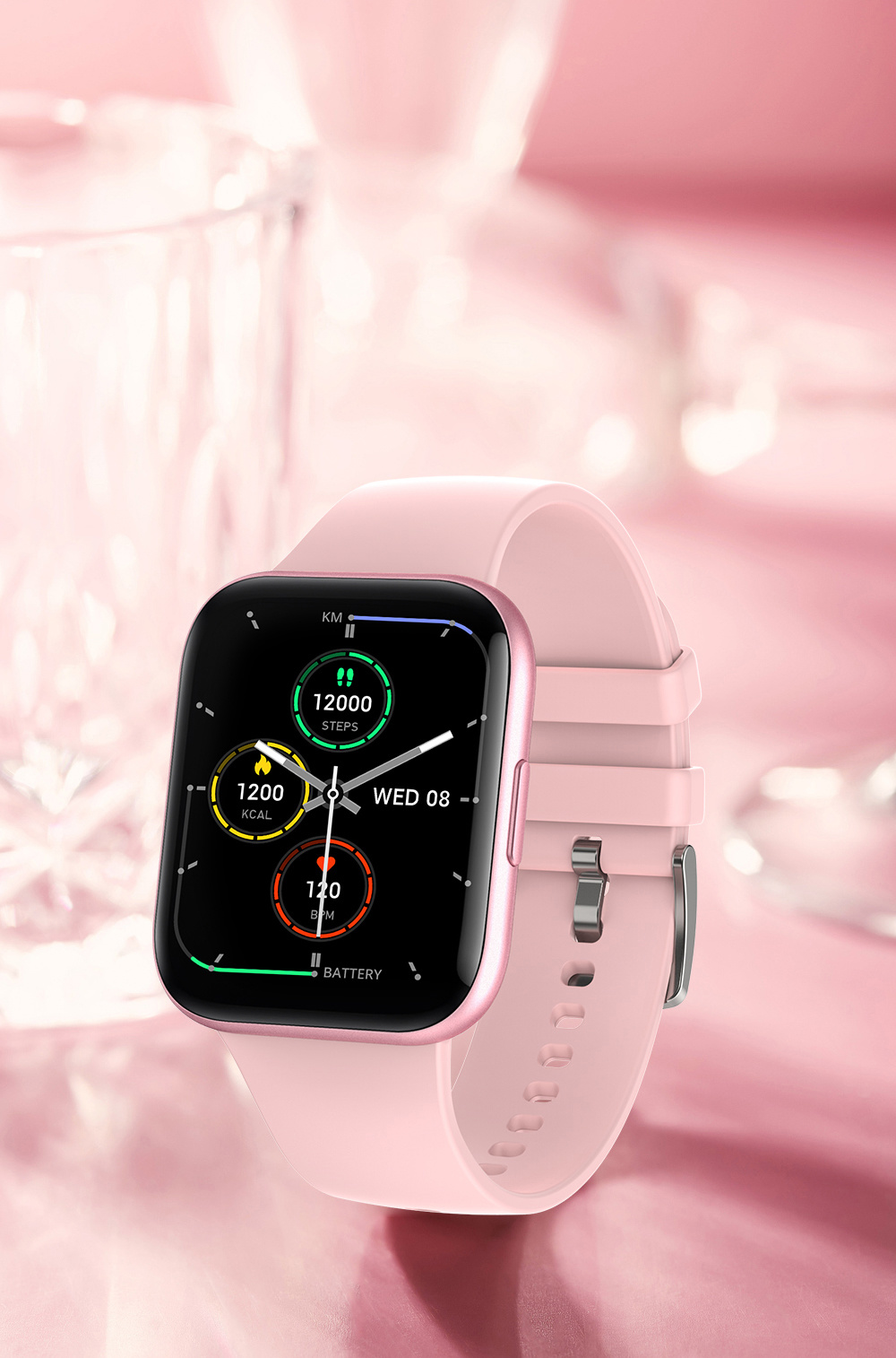 1.69 Inch Large Screen Display for Sleep Heart Rate and Exercise Monitoring P25 Smart Watch