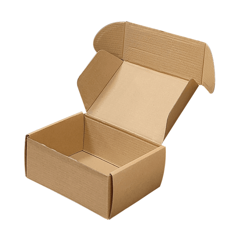 Eco Friendly Brown Kraft Paper Packaging Box Carton Mailer Shipping Box Customized