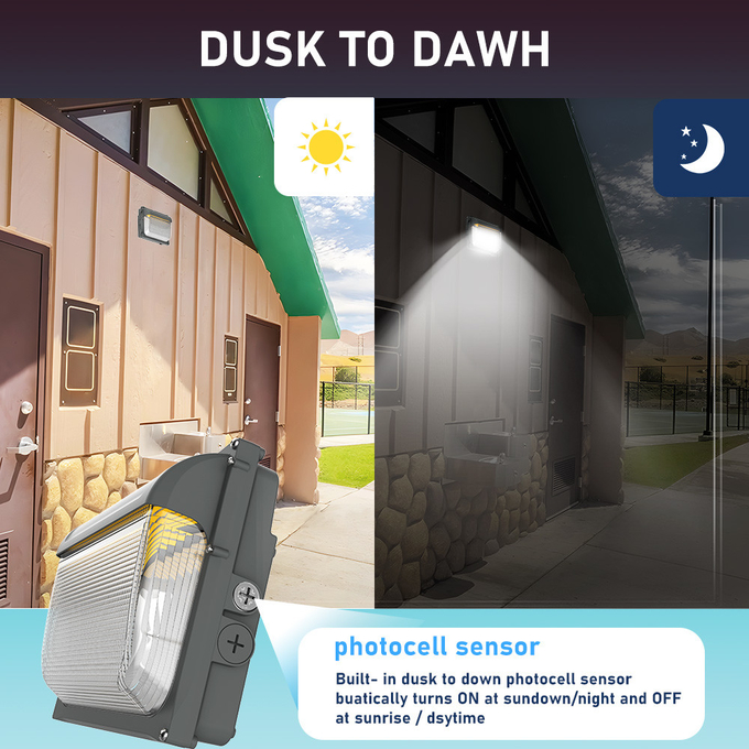 IP65 PC Lens LED Wall Pack Lamp 30W 40W 60W 80W 100W 120W