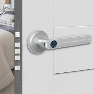 Quality TUYA Bluetooth Smart Handle Door Lock Anti Corrosion Fingerprint Handle Lock wholesale