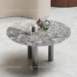 20mm Thick Sintered Stone Dining Table 180cm Silver Stainless Steel