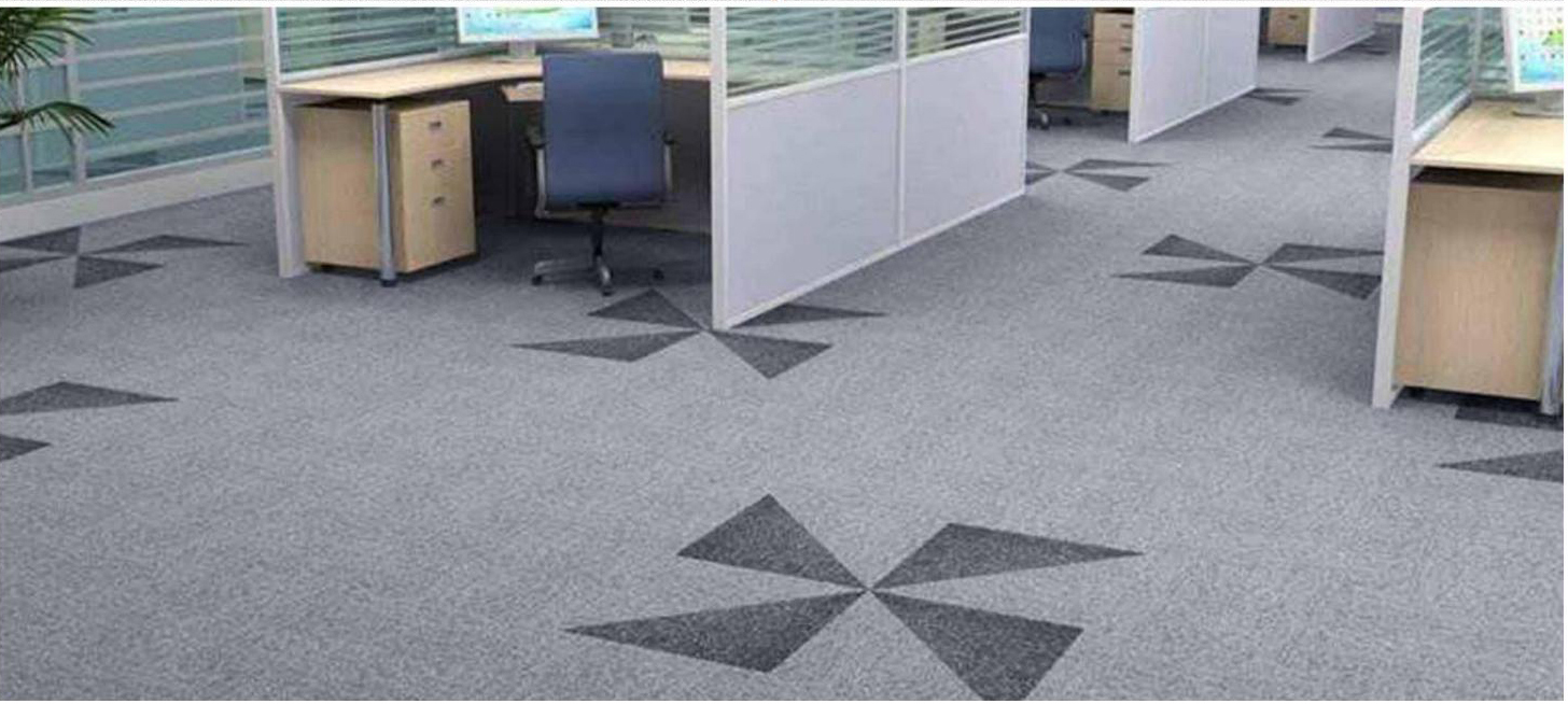 Texture Design Carpet Luxury Vinyl Flooring 2.0mm Luxury Vinyl Tile Flooring
