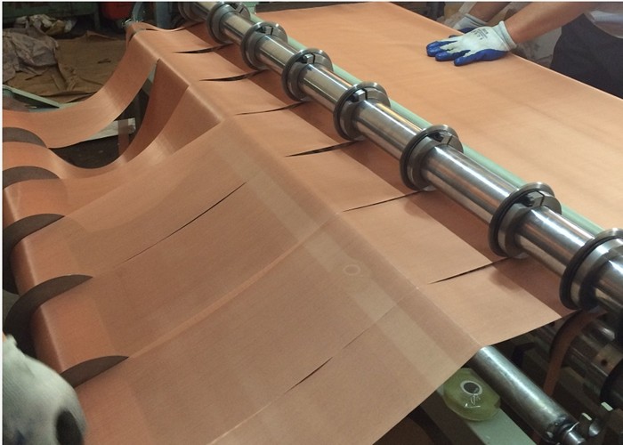 Fine Copper Mesh Fabric , 60 Mesh 80 Mesh Copper Shielding Mesh Wear Resistant