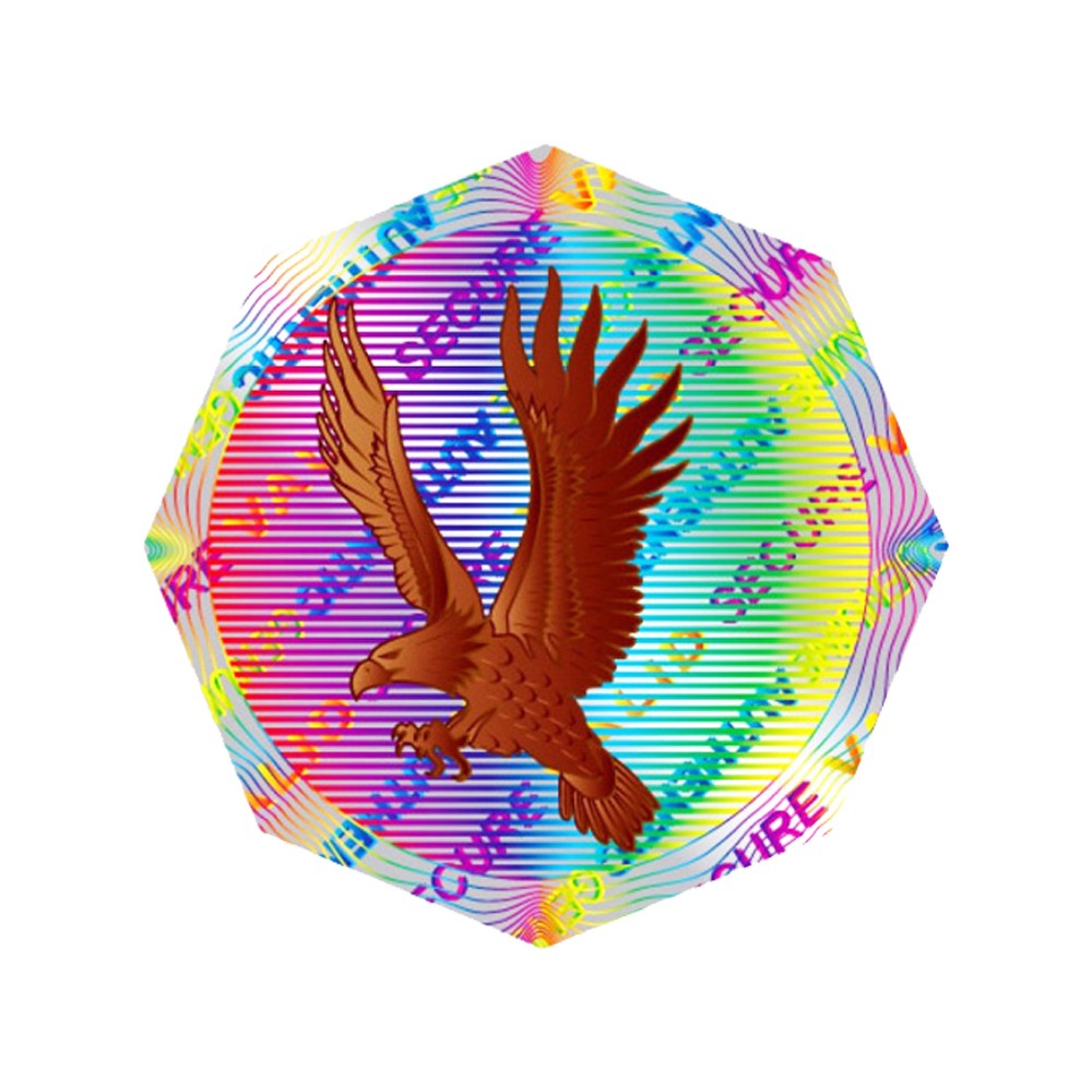 Self Adhesive Laser Holographic Security Labels for Glass Bottle