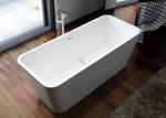 Boat Shape Freestanding Deep Soaking Tub Seamless Freestanding Whirlpool Tub