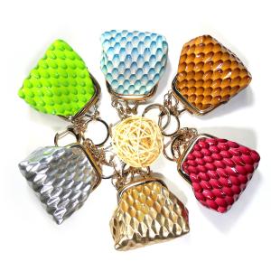 Quality PU Leather Mini Purse Keychain wholesale