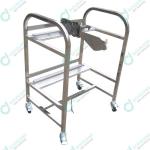 Stainless Steel 800mm High 40 Pieces JUKI Feeder Trolley