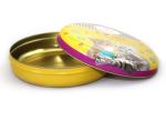 Seamless Round Cat Food Metal Container