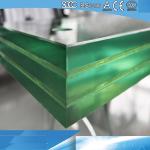 Building Safety Bulletproof Tempered Glass Laminated Rough Edges Polished