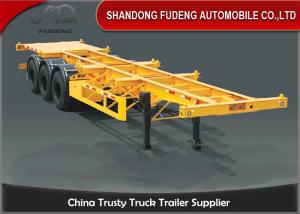 Quality BPW axle 40ft skeletal container trailer air bag Suspension container trailer wholesale