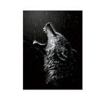 Animal 3D Lenticular Pictures For Office Decoration / 3D Wolf Picture
