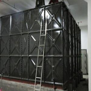 Quality Coating Enamel Water Tank Four Plates Reinforcing For Industrial / Life / Construction wholesale