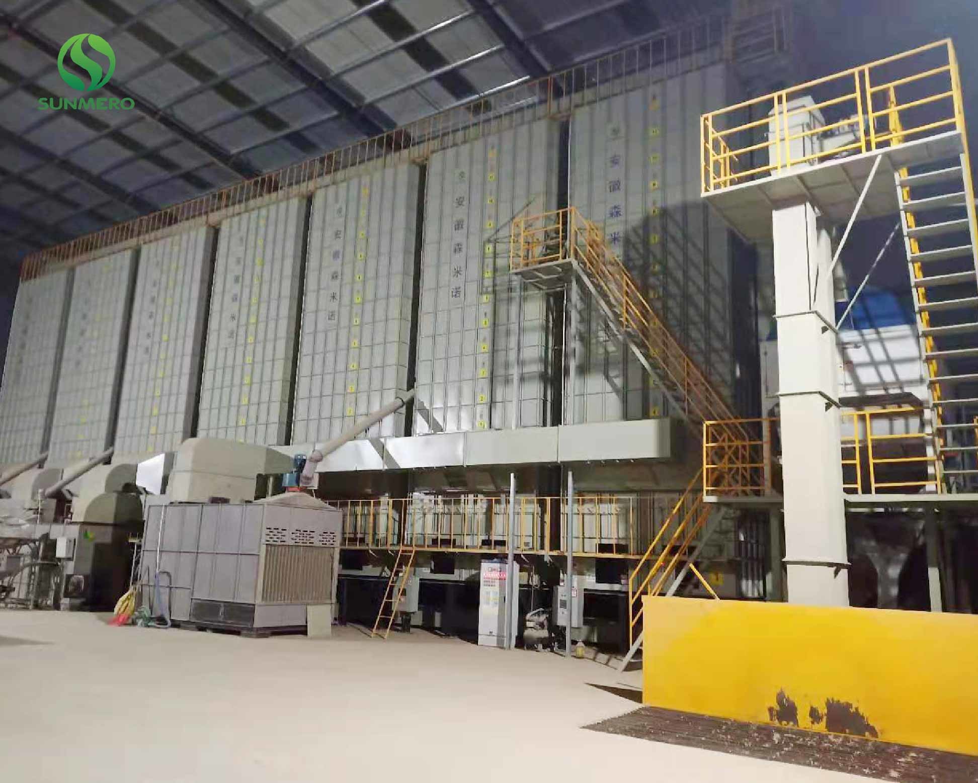 30tons Vertical Mechanical Dryer For Palay Grain Storage Use