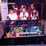 Electric system Arcade 5d Cinema Equipment 7d Simulator Cinema 8 Seats