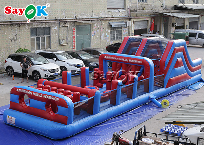 Inflatable Carnival Games Carnival Commercial Adult Climb Slide Inflatable Obstacle Game