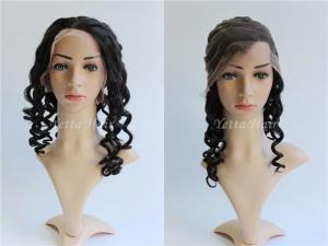 Quality 7A Grade Loose Wave Glueless Full Lace Human Hair Wigs For Black Women wholesale