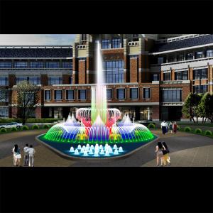 Quality Stainless Circle Water Fountain High Spray Signal Control wholesale
