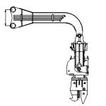 155 L/Min Hydraulic Pile Hammer 20 Tons 30 Tons Excavator Attachments