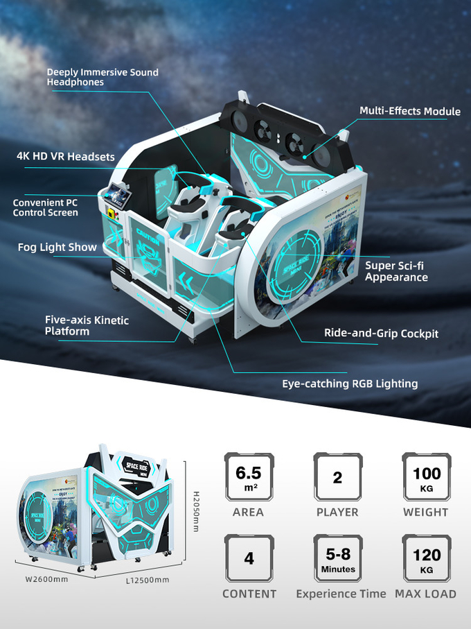 2 Seats Vr Flight Simulator Full Sense 9d Virtual Reality Game Cinema