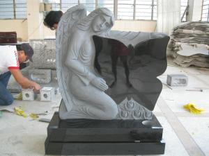 Quality Butterflies Stone Tombstone Granite Gravestone Monument Memorial wholesale