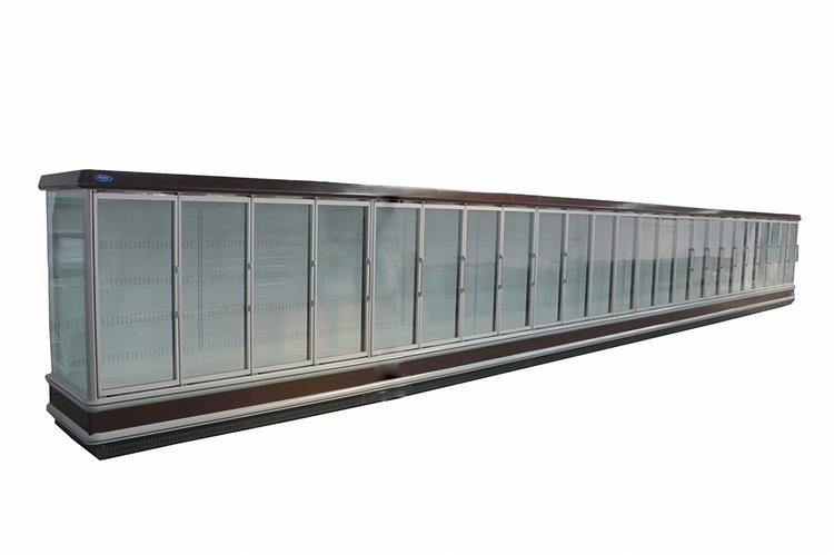 Supermarket Multideck Refrigerated Display Cabinet Customized Capacity