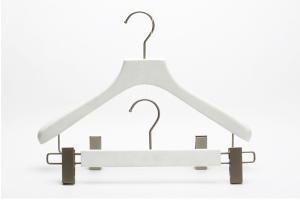 Quality Betterall Suit Usage White Wooden Hangers Home Furniture wholesale