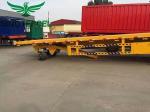 315 80R22.5 Flat Bed Trailer Full Trailer 20 Ton High Tensile Low Alloy
