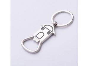 Quality Nickle Plating Promo Keychain Bottle Opener,Die casting zinc alloy nickle plating promotion gift keychain bottle opener wholesale