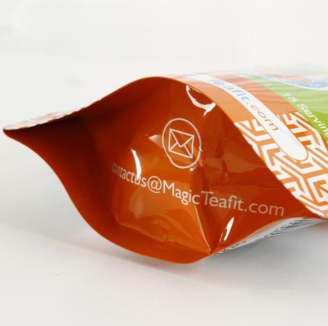 TUV Biodegradable Packaging Bags Anti Oxidation Industrial Compostable Stand Up Pouches