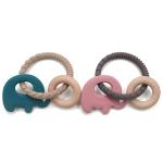 Easy Hold Silicone Wood Teether