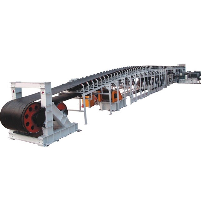 High Service Horizontal Belt Conveyor Adjustable Speed Fire Resistant