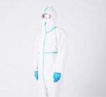 CE FDA Disposable Protective Suit , Anti Virus Chemical Protective Coveralls