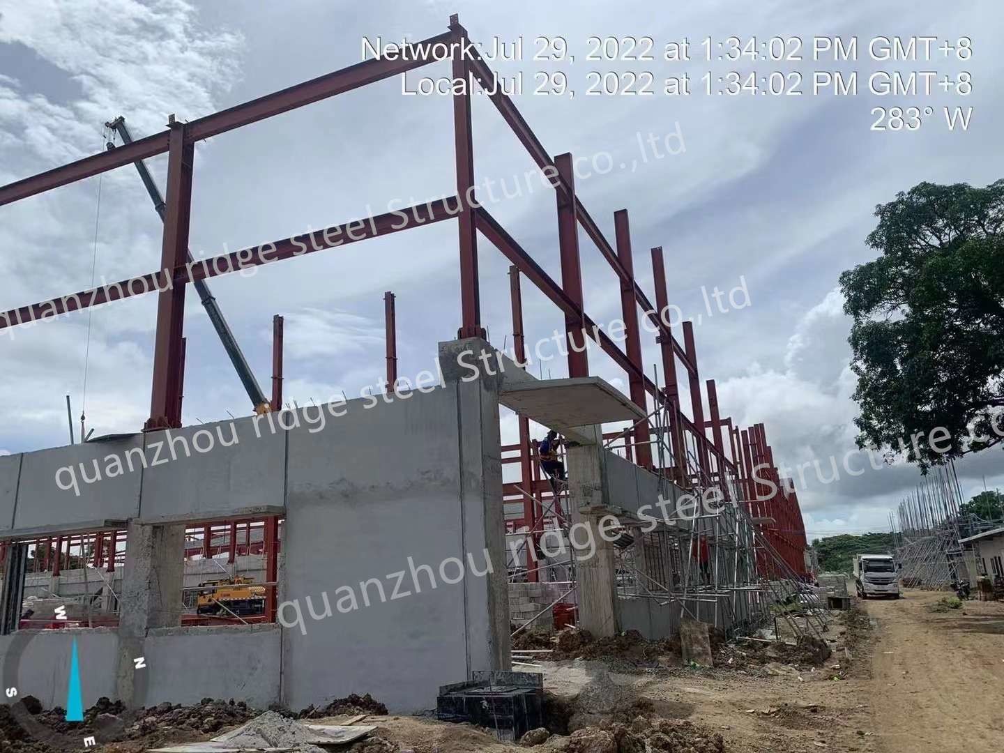 Hot Rolled Steel Structure Warehouse Workshop Plant Steel Structure Prefabricated