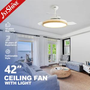 Quality 42 Inches Decorative Ceiling Fan with Remote 3000K/4500K/6000K Color Temperature and 2- wholesale