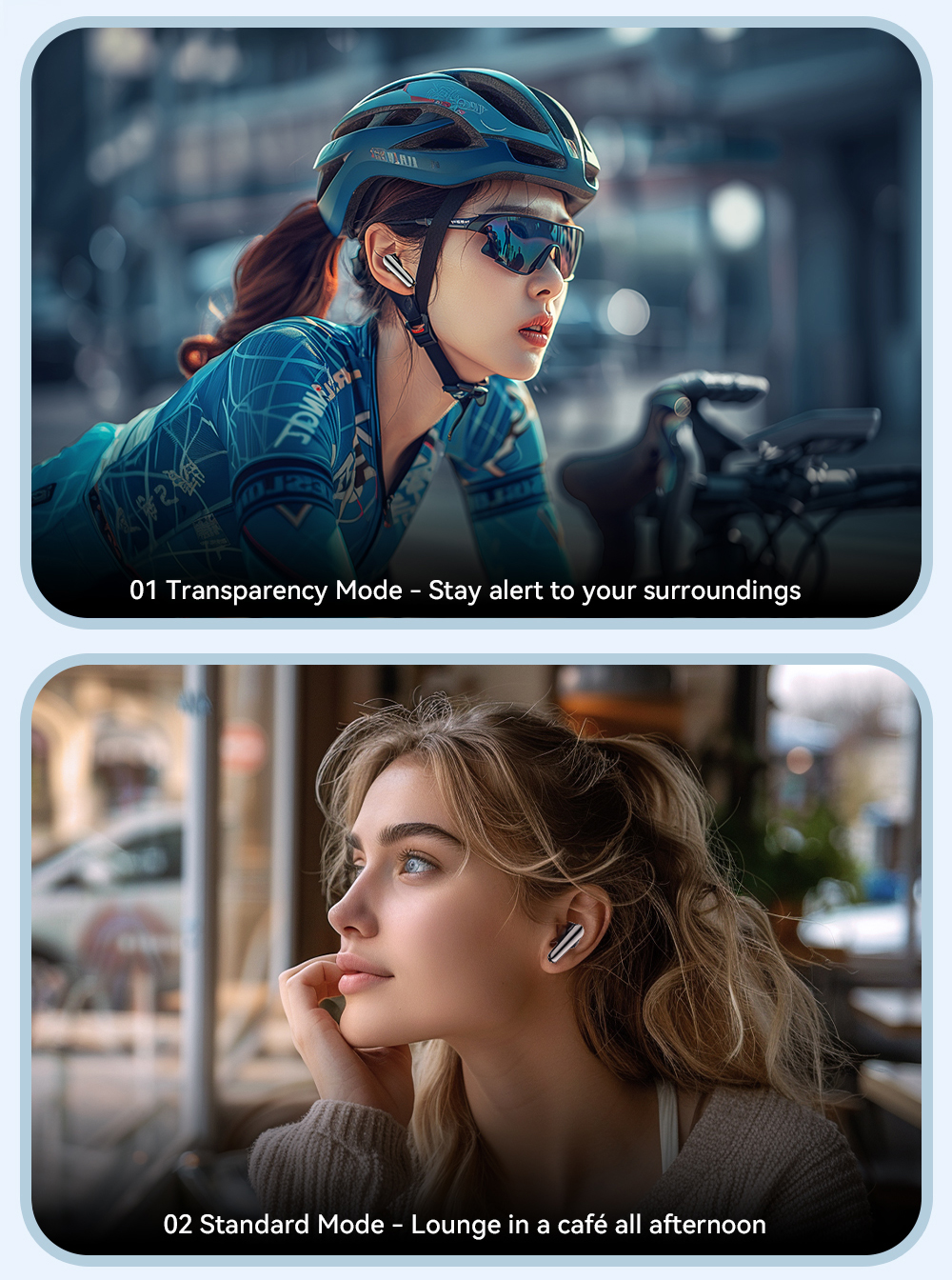 ESSAGER ES-06 Series TWS Wireless Earphones Noise Cancelling Earbuds Waterproof
