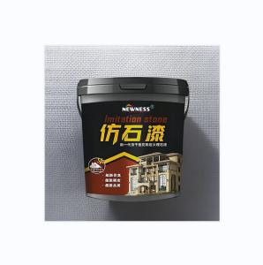Quality Waterproof Main Raw Material Acrylic Colorful Stone Spray Marble Flake Exterior Wall Paint wholesale