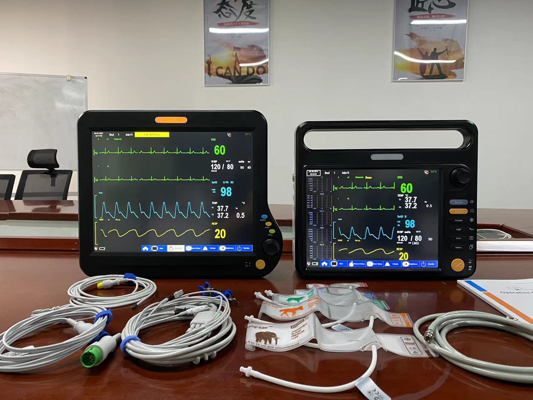 12.1" Portable Veterinary Multiparameter Monitor For Veterinary Surgical