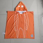 Manufacturer supply microfiber custom poncho towel kids printing beach poncho