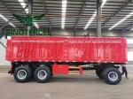 35MT 45MT 50MT Full Trailer With Fence Cargo Trailer