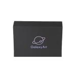 Jewelry flip box customized with black EVA lining ring and bracelet display box