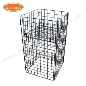 Quality W450*D450*H750mm Metal Dump Bin Store Display Stands For Shop wholesale