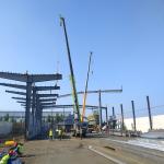 Prefabricated Steel Frame Factory Warhouse Steel Construction Fabrication