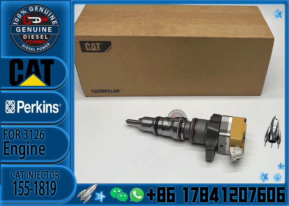 1551819 High Quality Excavator Parts Diesel Fuel Injector 155-1819 For Cat Caterpillar Engine 3126 3126B 3126E