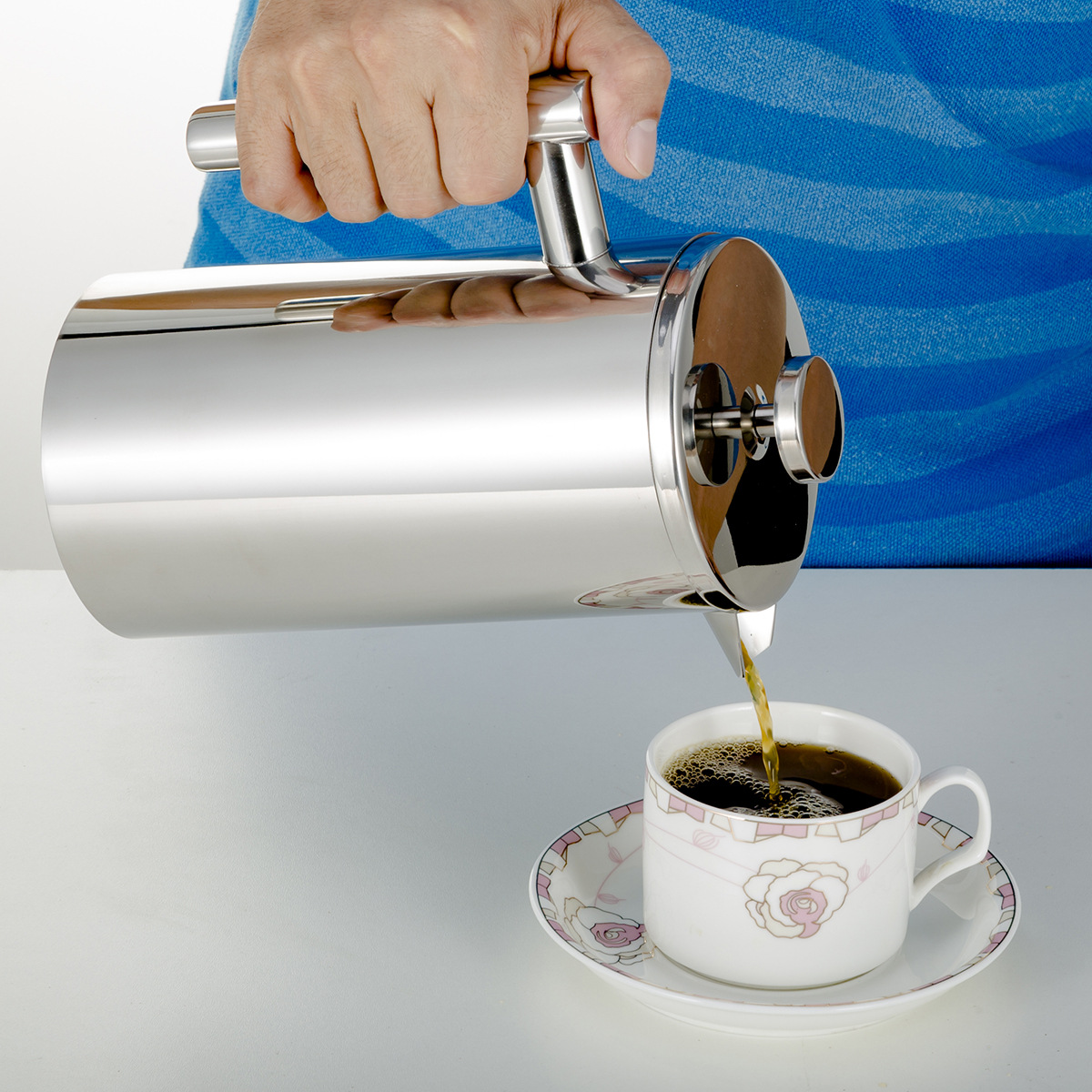 Hotel Coffee Maker Accessories 1L Insulated French Press Coffee Maker