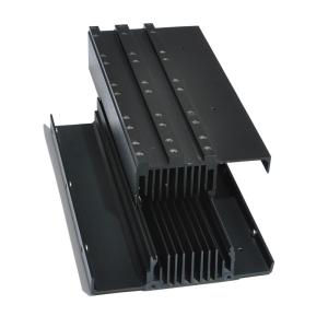 Quality Black Anodized Aluminium Heat Sink Profiles , Electronic Aluminum Alloy Profile wholesale