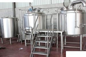 Quality Industrial Large Beer Making Equipment , 5000L Stainless Brewing Equipment wholesale