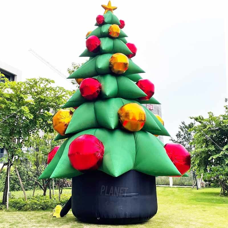 Outdoor Advertising Inflatable Christmas Tree Giant Xmas Tree Ornament Christmas Tree Decoration