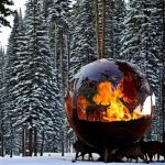 3mm Thick Outdoor Wood Burning Fireplace - Easy Assembly Required