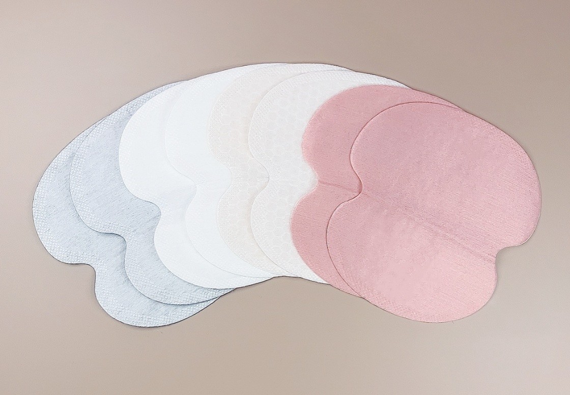 Non Washable Disposable Underarm Perspiration Pads Convenient Dryness