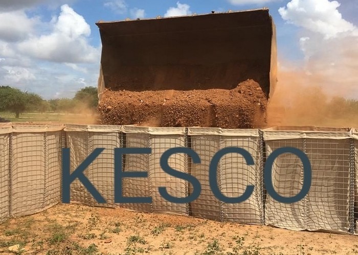 Sand Filled Barriers Anti Blast Military Barrier Wall Hesco Bastion Barrier
